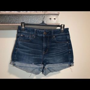 american eagle stretch shorts